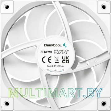 Вентилятор для корпуса Deepcool FT12 WH (R-FT12-WHWPN1-G) картинка 3